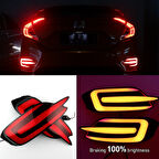 Honda Civic FC5 E Dizayn Arka Sis Farı 2016-2021 | LED Sis Lambası