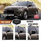 Citroen C4 Cactus 2014-2017 Uyumlu Batman Yarasa Ayna Kapağı Piano Black ABS Plastik
