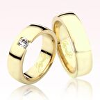 Sarı Altın Tektaş Alyans 1802-3