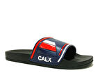 Calx Lacivert Kırmızı Beyaz Kaydırmaz Anatomik Comfort Terlik