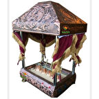 Kumda kahve makinesi davlumbazlı ve perdeli büyük boy kumda kahve bakır kahveci güzeli standı Safir kumda kahve