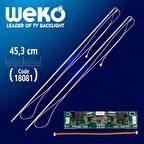 40 UNİVERSAL E-LED 48 LEDLİ (7020) 453MM 360-450MA 48-51V ÇİFT LED+SÜRÜCÜ+KABLO TAKIM (WK-1368)