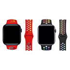 Apple Watch 42/44/45/49mm Delikli Kordon 2'li Set