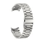 Gpack Samsung Galaxy Watch 6 40mm Kordon Aparatlı Metal Sıralı Kordon KRD 04