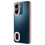 Gpack Xiaomi Redmi 13C Kılıf Logo Gösteren Kamera Korumalı Silikon