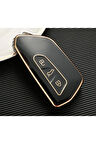 Seat Leon Mk4 Anahtar Kılıfı Gold Siyah Renk