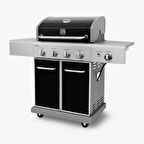 Kenmore Gazlı Barbekü 4 Ocaklı Siyah - Metal