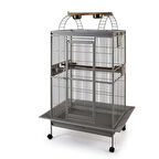 EuroGold Papağan Kafesi Büyük Gümüş 81x59x168