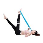Pilates Bandı Plates Egzersiz Direnç Lastiği Mavi