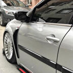 Sts Oto Aksesuar Megane 2 2002-2009 Uyumlu Batman Yarasa Ayna Kapağı Piano Black Abs Plastik