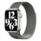 Gpack Apple Watch SE 44mm Kordon Hasır Metal Örgülü Ayarlanabilir BAND01
