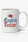 Kişiye Özel İngilizce Öğretmeni Temalı Beyaz Kupa - Öğretmenler Günü