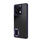 Gpack Xiaomi Redmi Note 13 Pro 4G Kılıf Logo Gösteren Kamera Korumalı Silikon