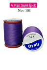 Oyalı 4 Kat Suni İpek İplik İğne Oyası Boncuk İpi Tığ Oyası No:101