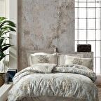 Cotton Box Saten Terry Bej Çift Kişilik Nevresim Takımı