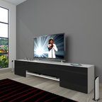 Decoraktiv 1e1 Slm Tv Ünitesi Tv Sehpası - Beyaz Siyah