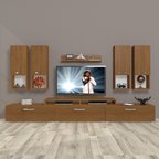 Decoraktiv Ekoflex 8da Slm Tv Ünitesi Tv Sehpası - Naturel Ceviz