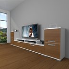 Decoraktiv Ekoflex On2 Slm Tv Ünitesi Tv Sehpası - Beyaz Ceviz