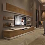 Decoraktiv Trendstyle 8YS Mdf Tv Ünitesi Tv Sehpası - Beyaz - Pera