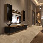 Decoraktiv Trendstyle 5DS Mdf Tv Ünitesi Tv Sehpası - Pera - Siyah