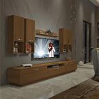 Decoraktiv Trendstyle 8DA Slm Tv Ünitesi Tv Sehpası - Naturel Ceviz