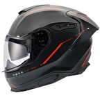 NEXX Y.100R REACT MAT SİYAH-KIRMIZI KASK S