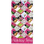 T.Concept FK Seri Çantalı Plaj Havlusu, Yumuşak Dokulu, 70*140 cm