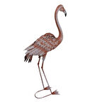 T.Concept Dekoratif Gerçekçi Dayanıklı Metal Pembe Flamingo Büyük