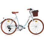 Carraro Juliana 28 430H 7V Vb Kadın Şehirbisikleti Beyaz-Turkuaz