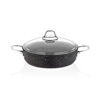 Falez Black Line 26 cm Alüminyum Karnıyarık Tenceresi