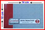 Pastel Sevk İrsaliyesi 10x14cm Otokopili 1 Asıl 1 Suret 2 Nüsha 192 Adet (Cep Tipi-Küçük Boy) 