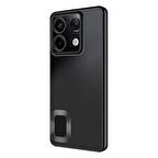 Gpack Xiaomi Redmi Note 13 4G Kılıf Logo Gösteren Kamera Korumalı Silikon