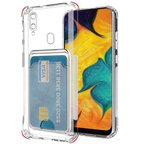 Gpack Samsung Galaxy A20 Kılıf 1 Adet Kartlıklı Silikon Kamera Korumalı