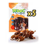 Wooc Tavuk Ördek ve Ciğer Sargılı Stick Köpek Ödülü 80 Gr X 5 Adet