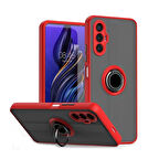 Gpack Tecno Pova 3 Kılıf Montreal Yüzüklü Mıknatıslı Kamera Korumalı Silikon