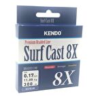 Kendo Surf Cast 8X Fıghtıng 300 mt Örgü İp ( ICE BLUE) 0,21mm