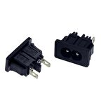 2 Pin Power Erkek Şase