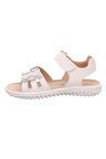 Superfit Sparkle Kız Çocuk Sandalet Çiçekli - Açık Krem 009019-1000