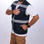 İşçi Çok Cepli Reflektörlü  Alet Yeleği   Lacivert