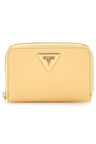 Guess Kadın Sarı Laurel Orta Boy Fermuarlı Cüzdan