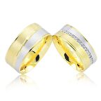 Taşlı Altın Alyans 1903-2