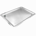 Özbir Çelik Servis / Kasap Tepsisi 30 x 50 430 Kalite Çelik 1 Adet