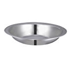 Özbir Çelik Yemek Tabağı Ø13 cm 304 Kalite Paslanmaz Çelik 1 Adet