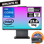 Lenovo ThinkCentre Neo 50a i7-13620H 16GB 512GB SSD 23.8" Fdos AIO+Gaming Klavye 12SC000KTR 048