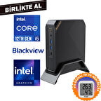 Blackview MP200 i5-12450H 32GB 1TB SSD Windows 11 Pro Mini PC + VIT Termometre MP20016512I5 028