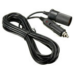 Araç Çakmak Uzatma Kablosu Sigortalı  5 Metre