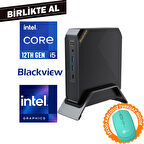 Blackview MP200 i5-12450H 32GB 1TB SSD Windows 11 Pro Mini PC + Mouse MP200161I5 020