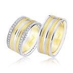 Sarı Beyaz Altın Alyans 1906-2