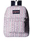 Jansport Superbreak Renkli Noktalı Sırt Çantası Beyaz 