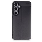 Gpack Samsung Galaxy S24 FE Kılıf Niss Silikon Kamera Korumalı Deri Görünümlü